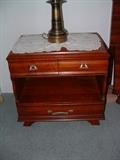 Kling nightstand (all furniture in this set is solid cherry)