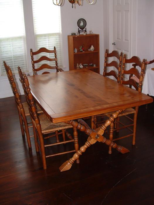 Ethan Allen dining table and chairs