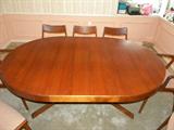 Johs Andersen table Teak 1965 From Anton Dam
