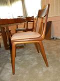 Erik Christensen chairs, teak with boomerang top