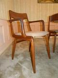 One of a pair of Erik Christensen arm chairs