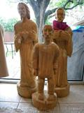 Carved saints Santa Fe