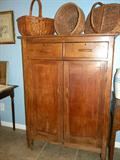 Great pine primitive cabinet