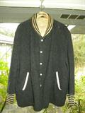 Great vintage Sakowitz Baseball style coat
