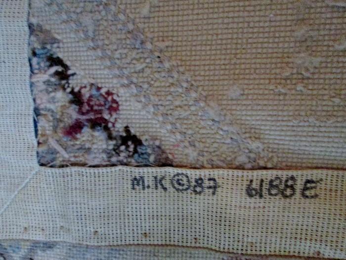 8'11" x 11'7" Chinese needlepoint rug