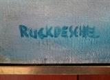 Signed oil by Charles RUCKDESCHEL