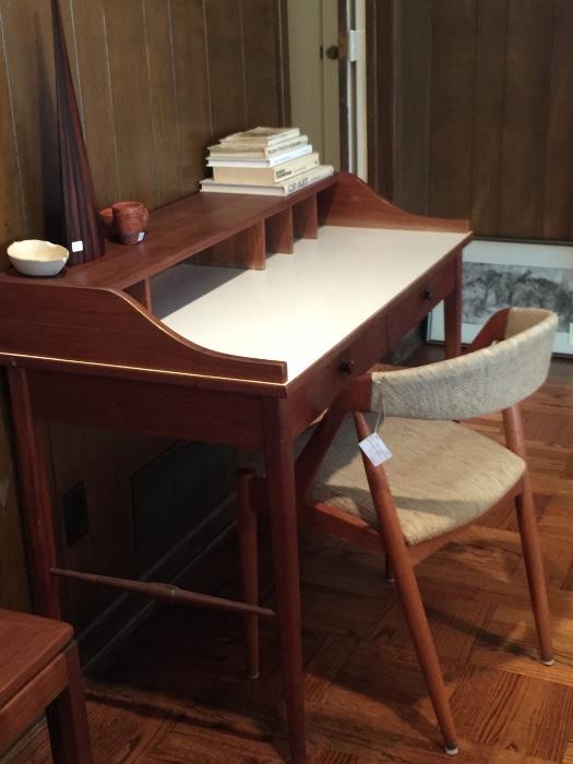 MCM Kai Kristiansen Chair w/ Drexel Desk.