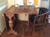 Antique Polish Gate Leg Table.