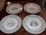 French wine plates