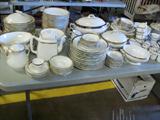Large early Limoges set gold banded c.1860's