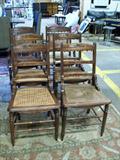 Set of six Eastlake period chairs