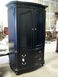 Pottery Barn black armoire