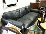 Dark Green leather sofa