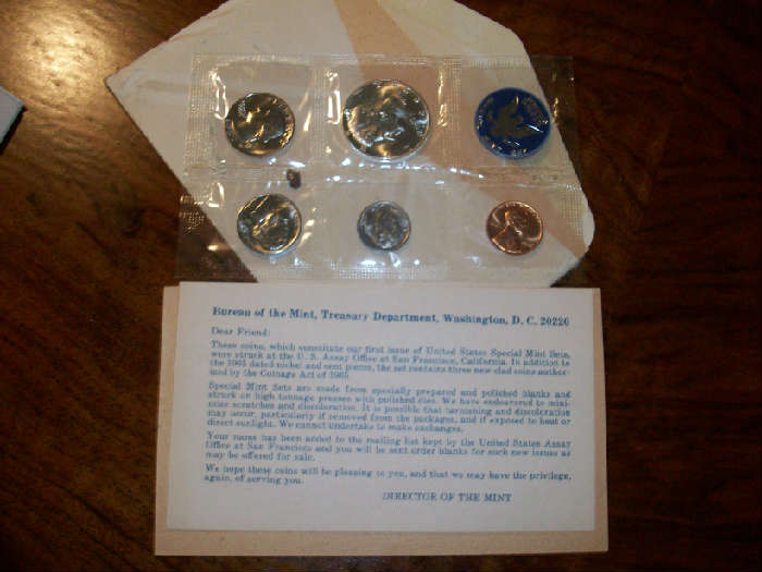 Coins from the Bureau of mint treasusy 1965