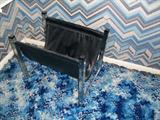 Chrome magazine rack