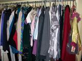 Ladies clothes SZ L & X1 - Shoes Sz 9 - Also lots of vintage clothing not photograph yet.