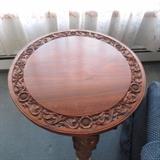 1966 Elephant Carved Table From Curacao