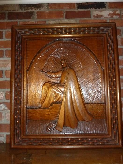 Branson Wood Carving of Jesus picture