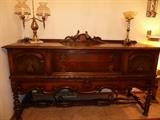Antique buffet sidebar