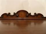 Antique buffet scroll detail 