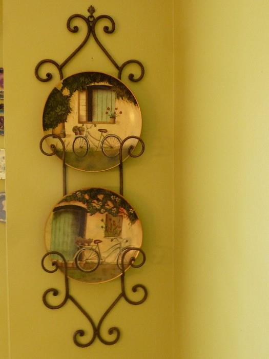 Wall plate holder