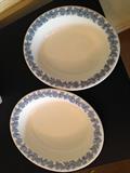 Two large Wedgewood vegetable bowls