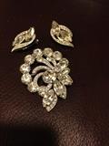 Eisenberg Ice earrings and brooch