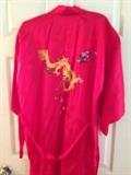 Embroidered robe