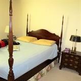 Henrendon 4 poster bed and air mattress ( sold separately