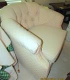 Swivel lounge chair- spotless