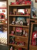 Model cars, trucks, Coke Everything!!!  Bookcases are for sale.