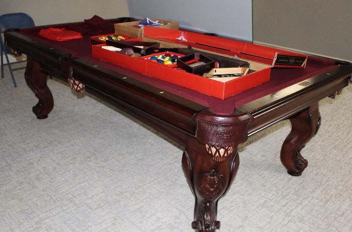 Olhausen 8" Pool Table, Savoy Collection  $6,000 New.