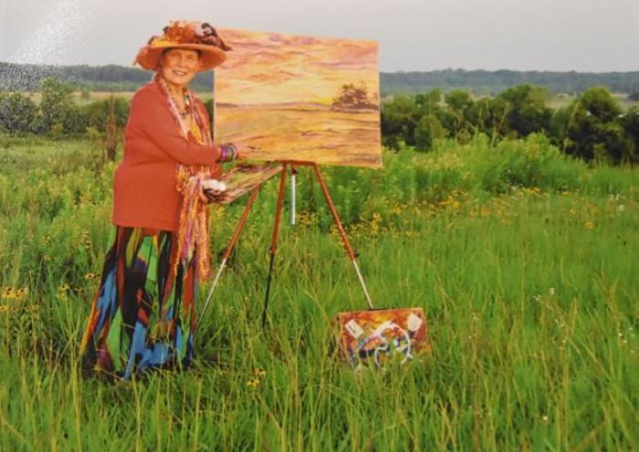 Carole McReynolds Davis was an extraordinary artist with the phenomenal ability to paint what she could see, sense, and feel.  