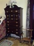 Highboy and Child's Rocking Chair