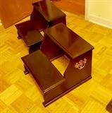 Mahogany Bed Steps