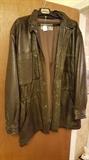 Men's leather coat