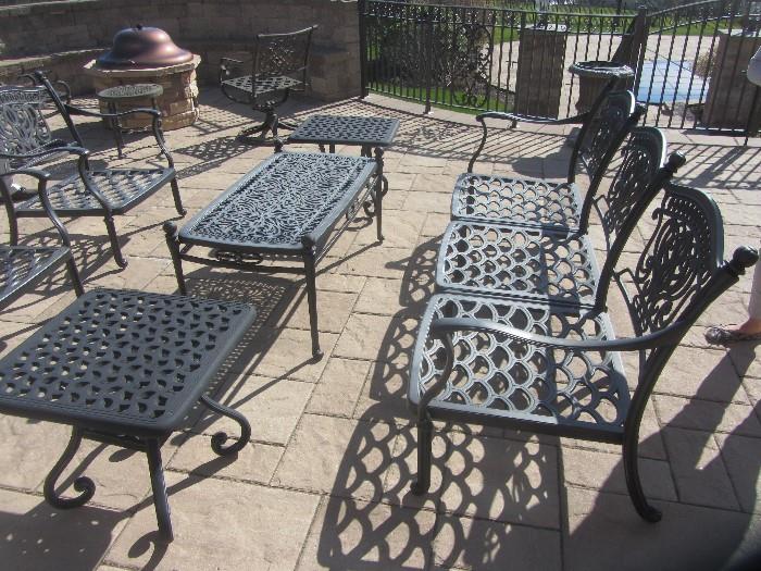Beautiful cast aluminum outdoor  furniture