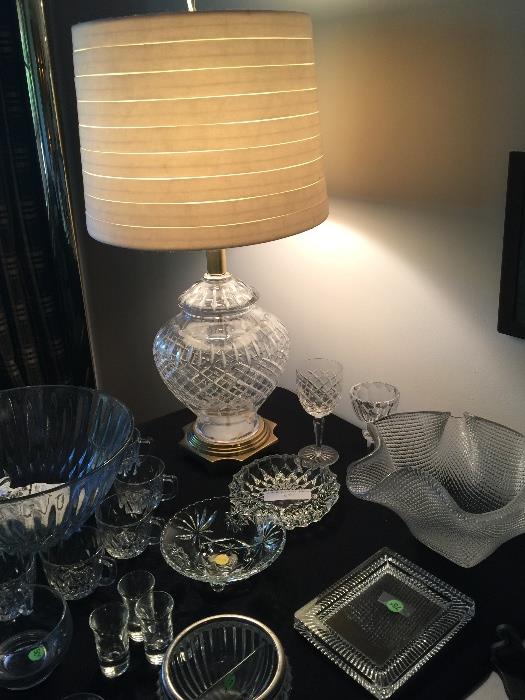 Crystal Lamp  Wouldn't this look lovely in your home