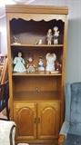 Bookcase/Curio Cabinet can also be a part of an entertainment center