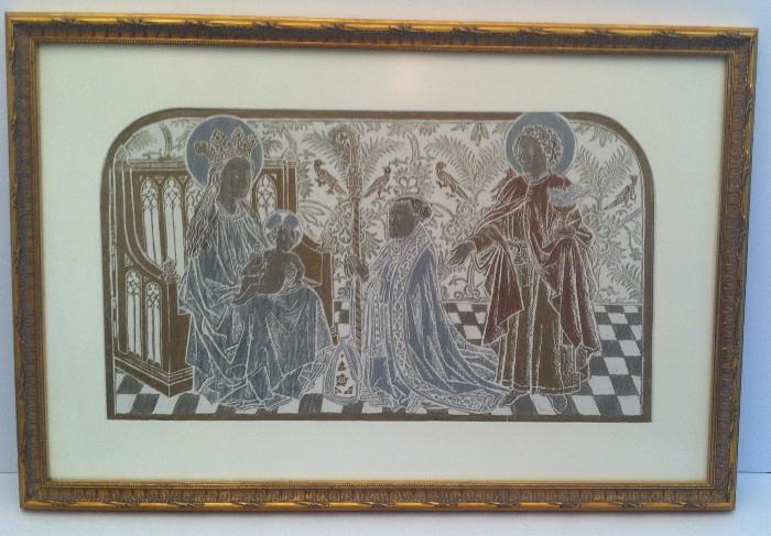 SCREEN PRINT OF HOLY FAMILY
