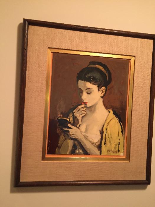 MOSES SOYER SIGNED 