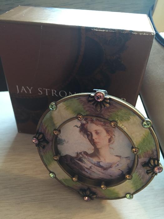 JAY STRONGWATER ROUND PICTURE FRAME 