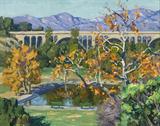 Lot# 207 Tim Solliday (1952-*)		

Tim Solliday (1952-* Alhambra, CA), Colorado Bridge, Pasadena, est:$800/1200
