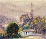 Lot# 006 William Clapp (1879-1954)		

William Clapp (1879-1954 Oakland, CA), Home Under the Trees, est:$2000/3000