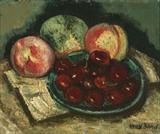 Lot# 016 Max Band (1900-1974)		

Max Band (1900-1974 Hollywood, CA), Still Life with Cherries, est:$1000/1500