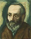 Lot# 063 Max Band (1900-1974)		

Max Band (1900-1974 Hollywood, CA), Portrait of a Man Wearing a Yarmulke, est:$800/1200