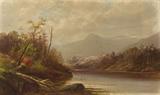 Lot# 075 Joseph A. Hekking (1830-1903)		

Joseph A. Hekking (1830-1903 New York), River Landscape in Autumn, est:$1200/1500