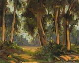 Lot# 083 Dedrick Brandes Stuber (1878-1954)		

Dedrick Brandes Stuber (1878-1954 Los Angeles, CA), Path Through a Eucalyptus Landscape, est:$2000/3000