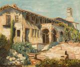 Lot# 089 Esther B. Smee (1917-*)		

Esther B. Smee (1917-* Long Beach, CA), San Juan Capistrano Mission, est:$1000/1500