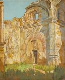 Lot# 090 Alson Skinner Clark (1876-1949)		

Alson Skinner Clark (1876-1949 Pasadena, CA), Ruined Basilica - San Juan Capistrano , est:$10,000/15,000